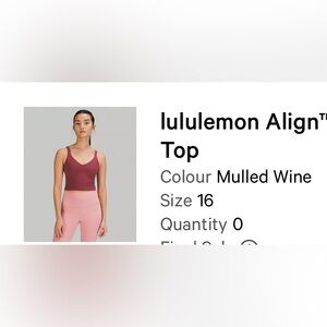 Lululemon Align Tank